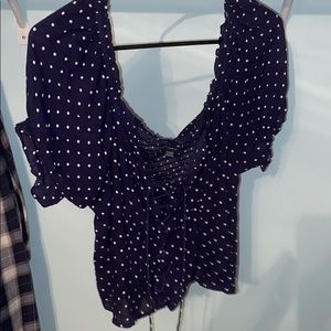 American Eagle Off the Shoulder Top PRICE FINAL